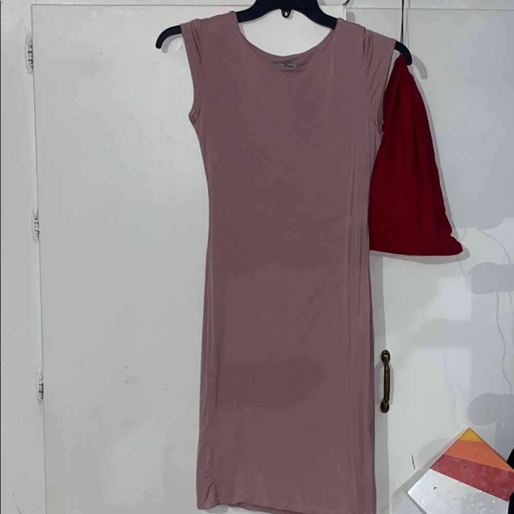 Pink maxi dress
